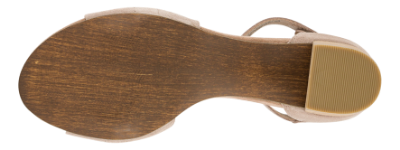 Marco Tozzi Damesandal med hæl Beige 2-2-28398-20
