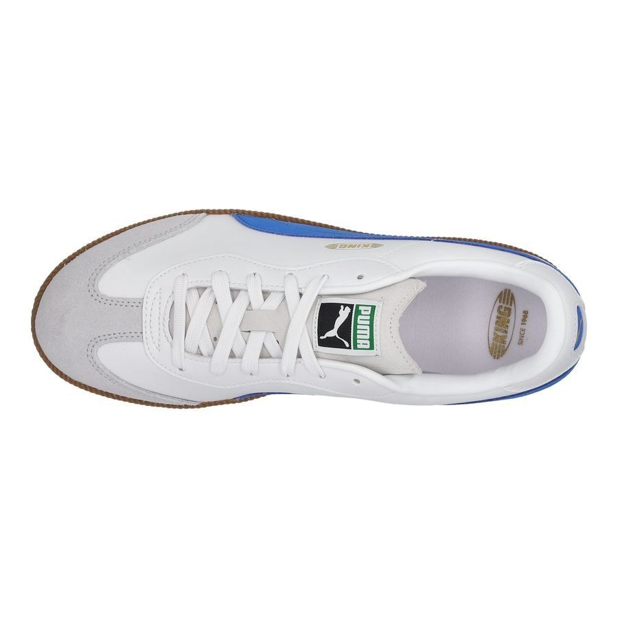 PUMA King 21 IT - Blanc/Bleu