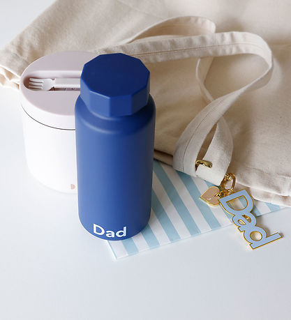 Design Letters Thermosflasche - Papa - 500 ml - Midnight Blue