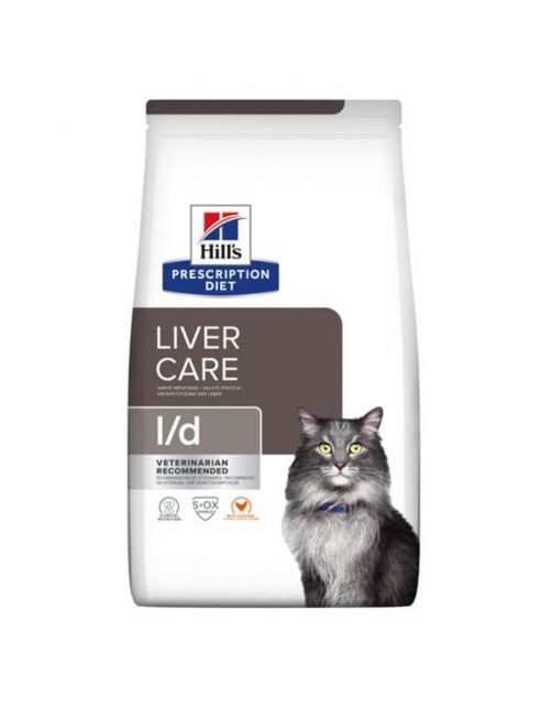 Hill's Prescription Diet L\/D Liver Care  Zak - Kattenvoer - Kip 1.5 kg