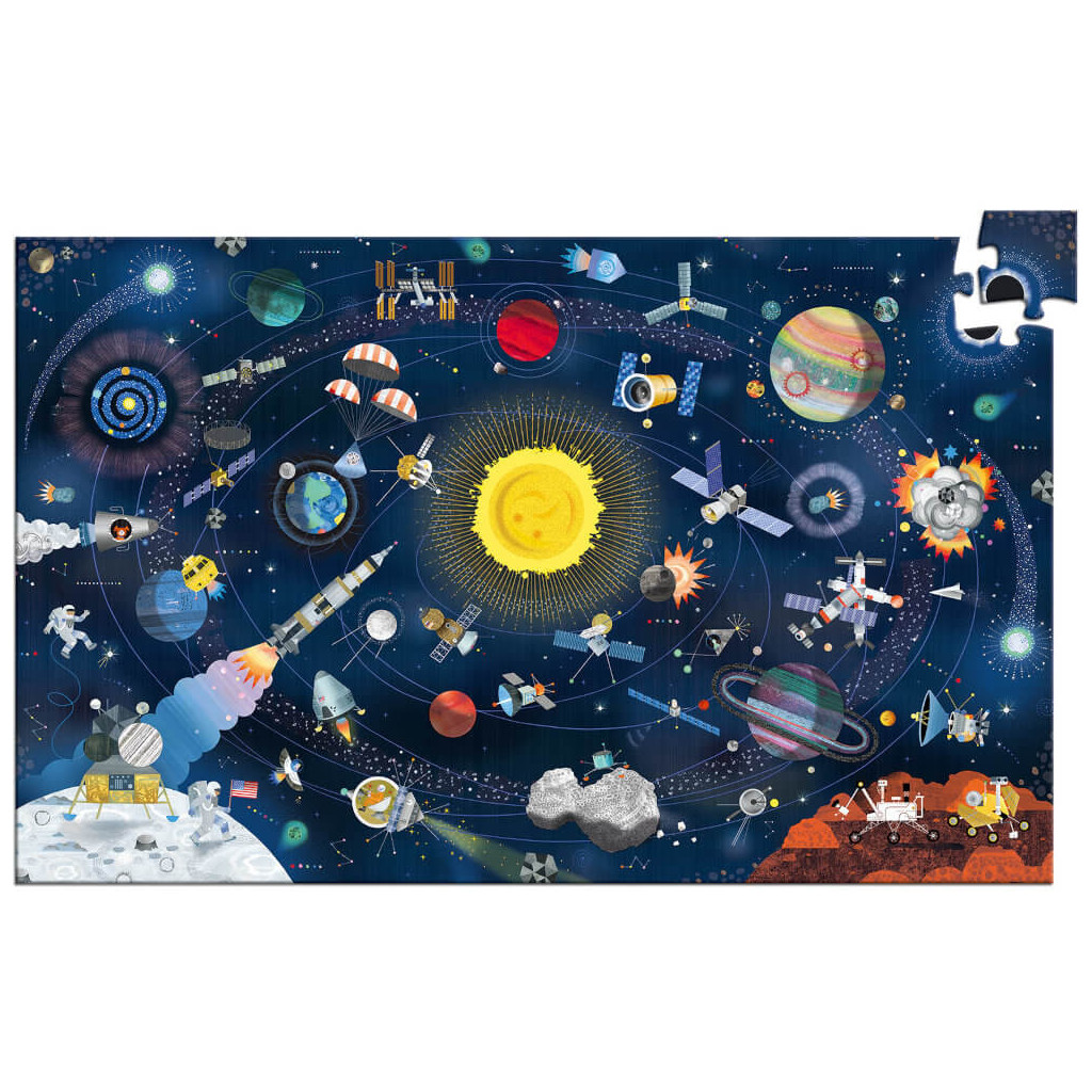 Puzzle Observation - Espace (+ livret) - 200 Pièces
