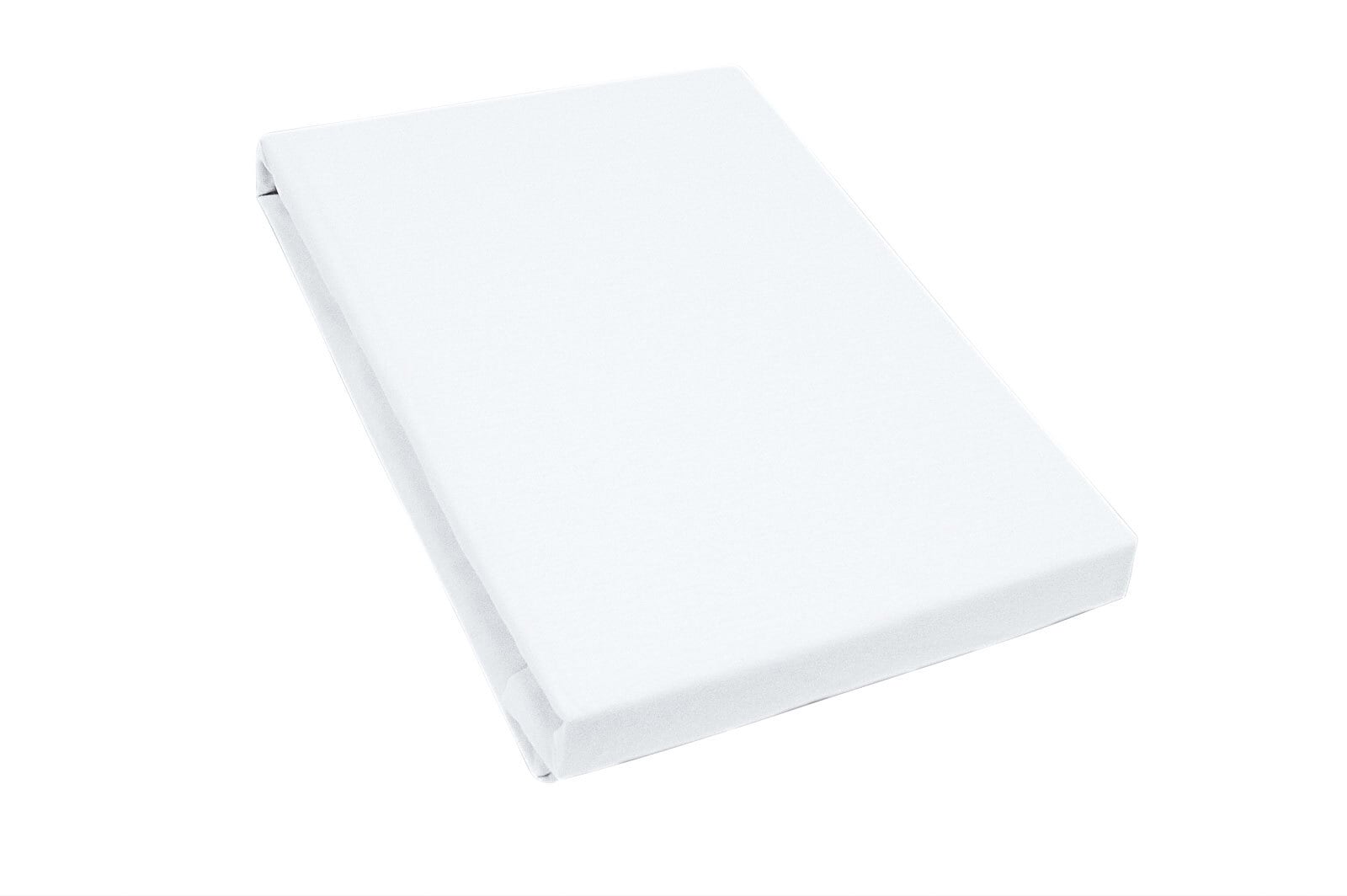 HAHN Jersey-Boxspring-Spannbettlaken 180-200 x 200-220 cm weiß