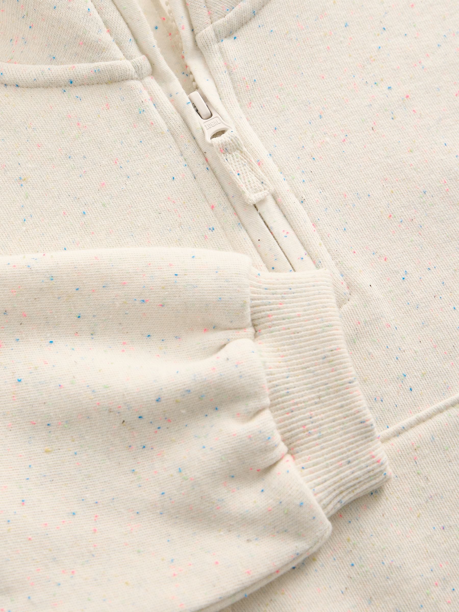 Moutkleurig - Sweatshirt met kwartrits (3mnd -7jr)
