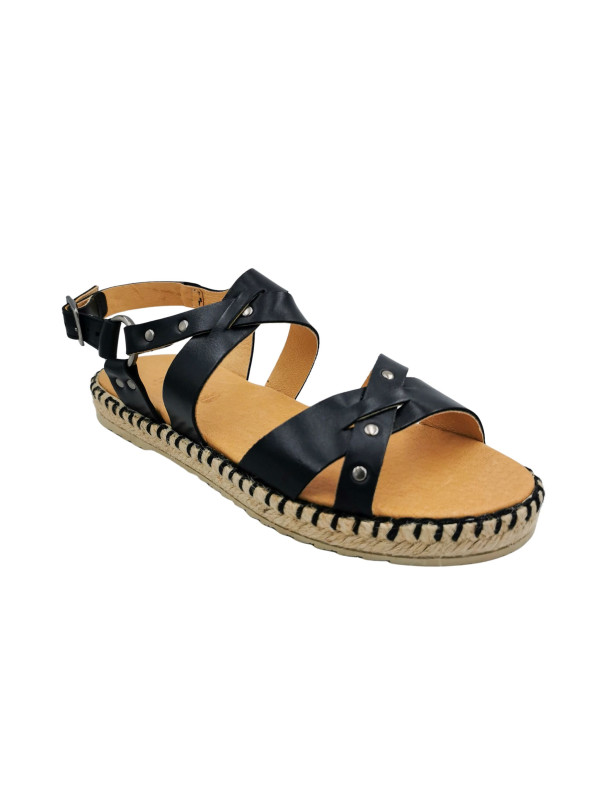MKD - Sandales Gomara Noires