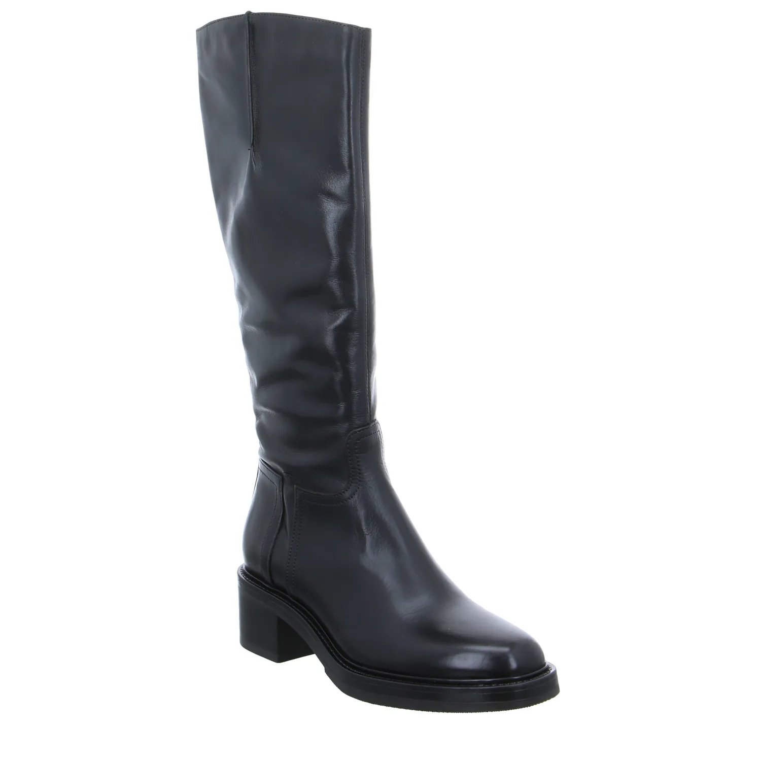 MJUS Stiefel Braun Leder