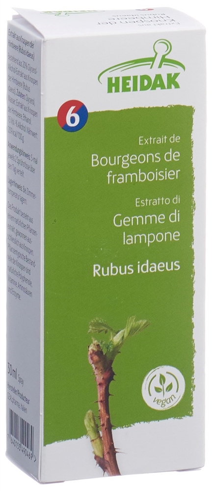 HEIDAK Knospe Himbeere Rubus idaeus Glyc Maz Fl 30 ml