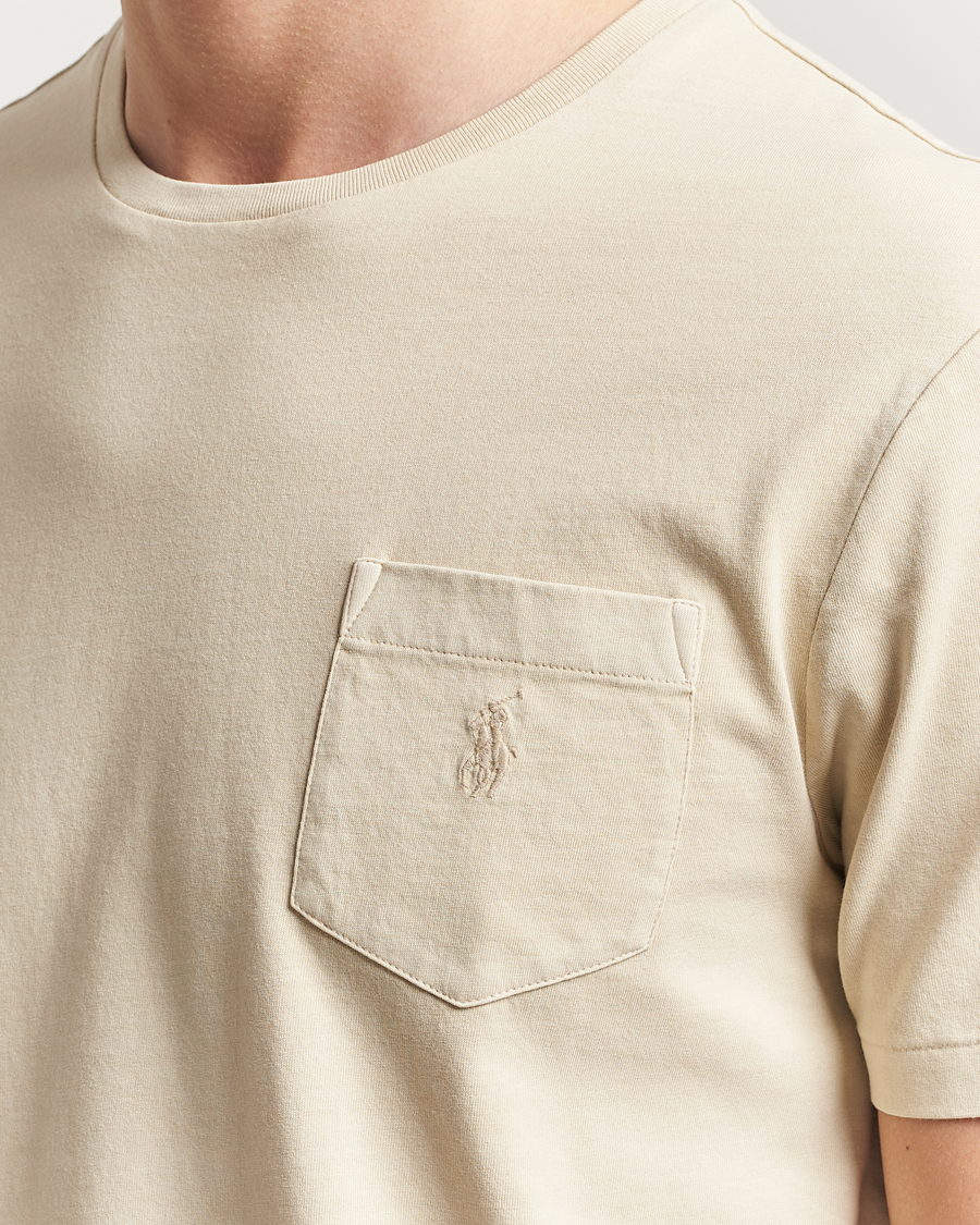 Polo Ralph Lauren Crew Neck Pocket T-Shirt Natural