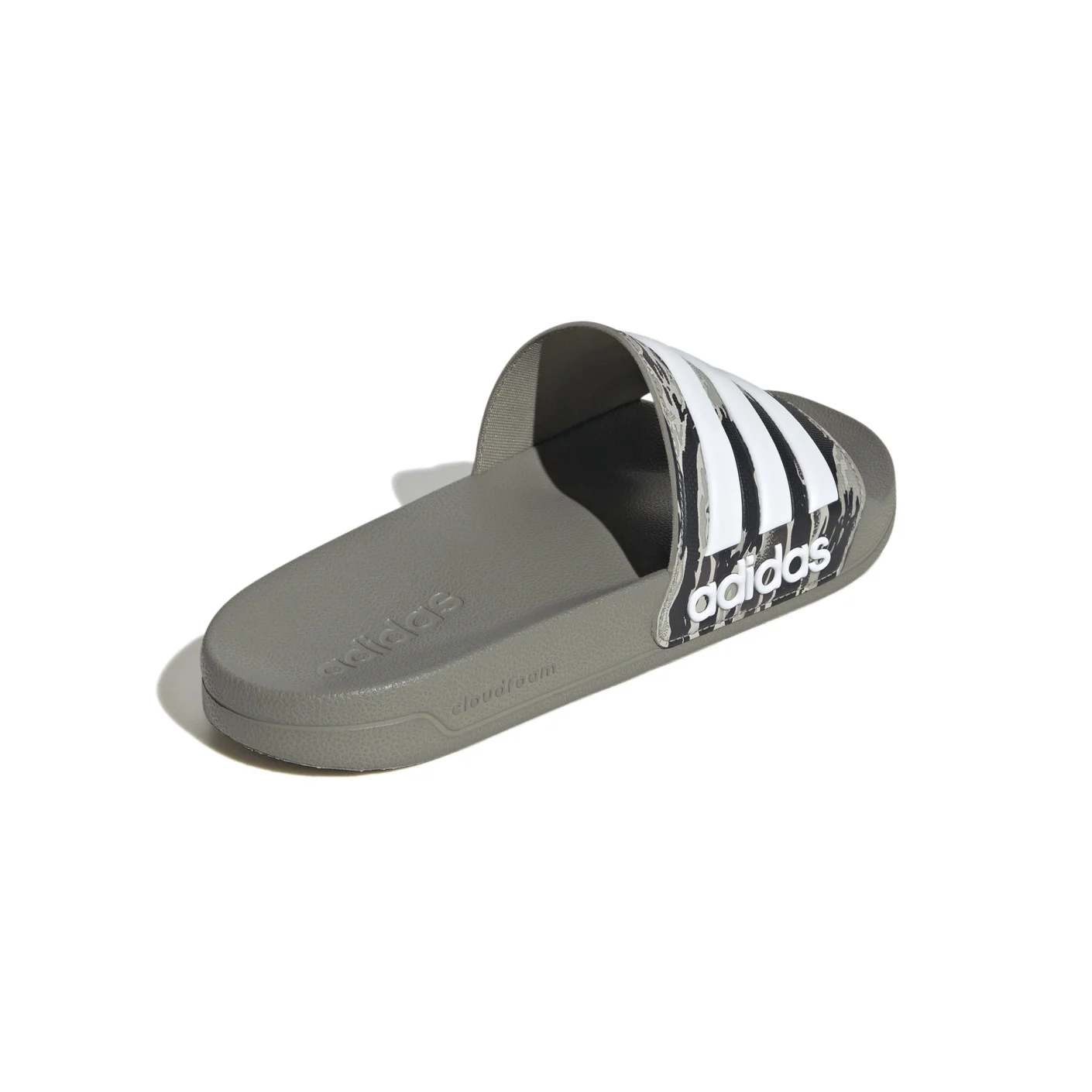 Adidas Adilette Shower Slippers Camo Groen Wit