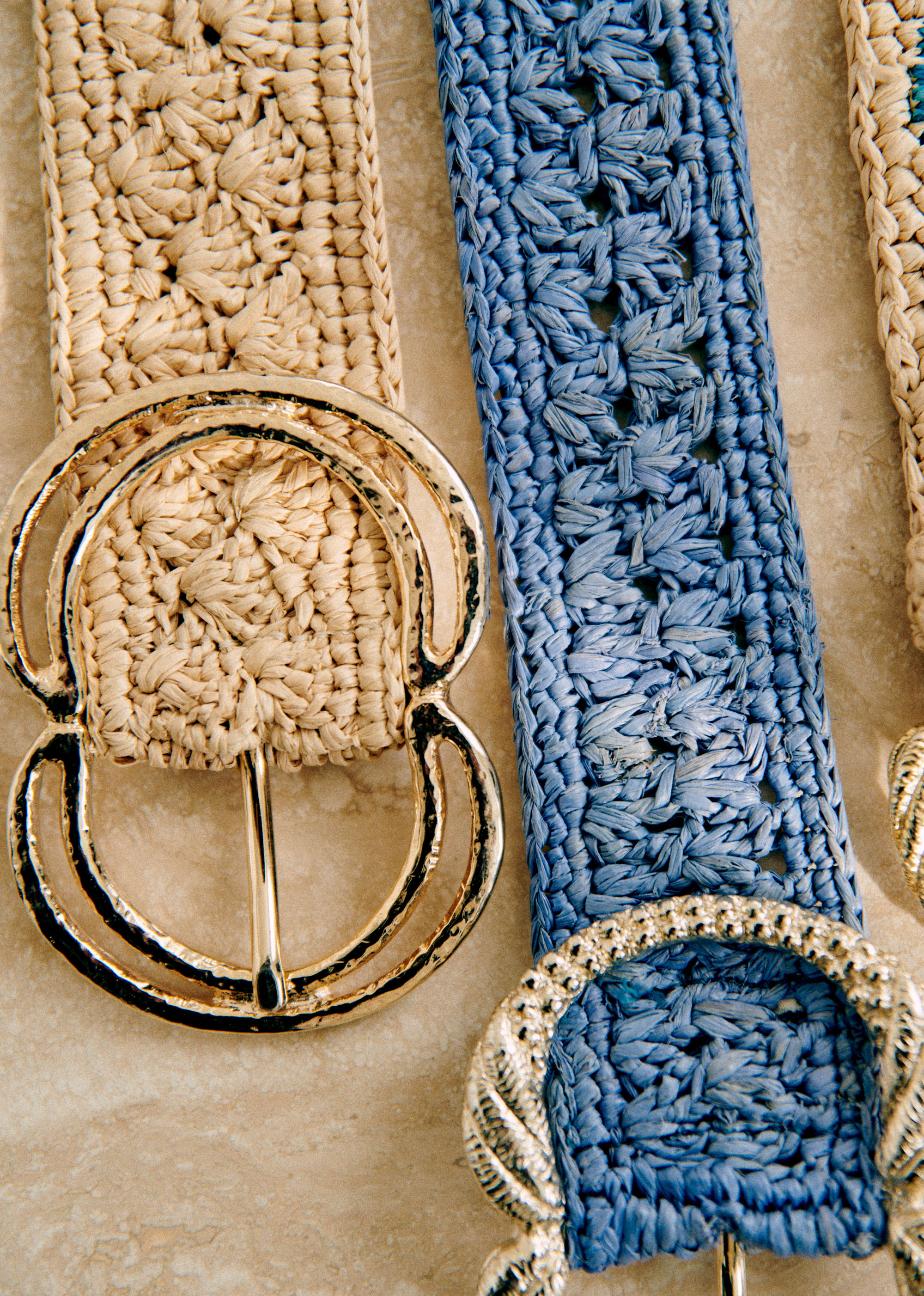 Ceinture Selena - Raphia Naturel - E-SHOP/CEINTURES 5905877