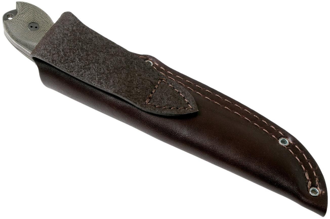 Bradford Guardian 4, 3D OD Green Micarta Guardian 4 M390, Full Flat Nimbus 4FH-102N