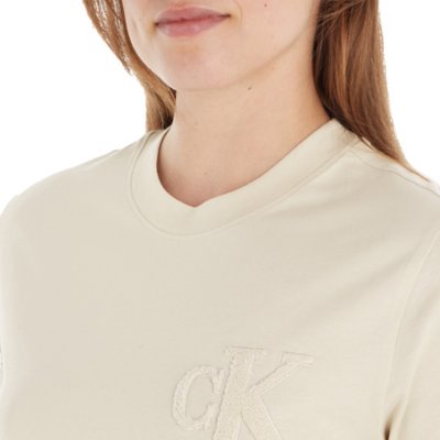 Tee-shirt à manches courtes femme Chenille Relaxed CALVIN KLEIN