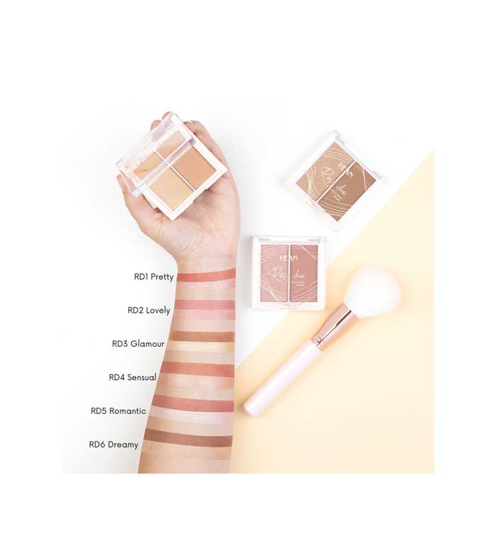Hean - Blush em pó Duo Rosy - Glamour