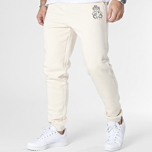 Pantalon Jogging Nounours King Beige Noir