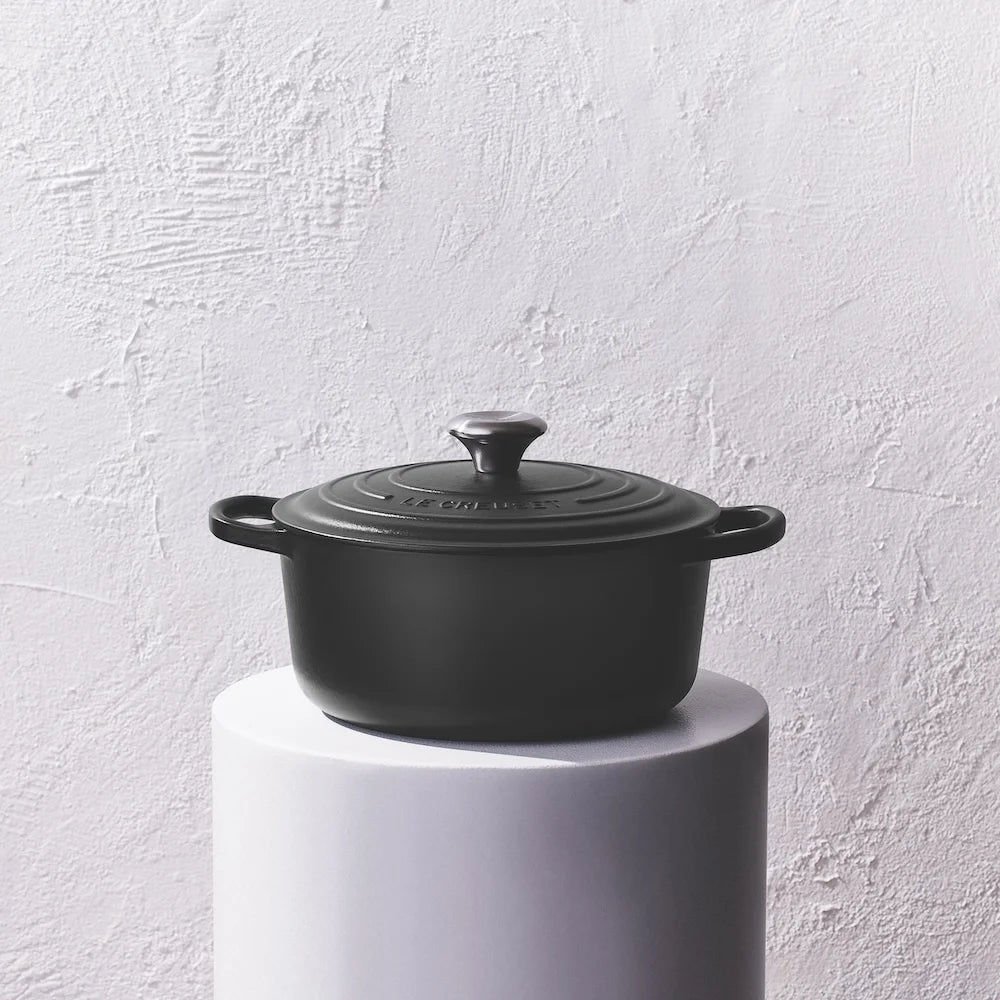 Le Creuset braadpan Signature Mat Zwart