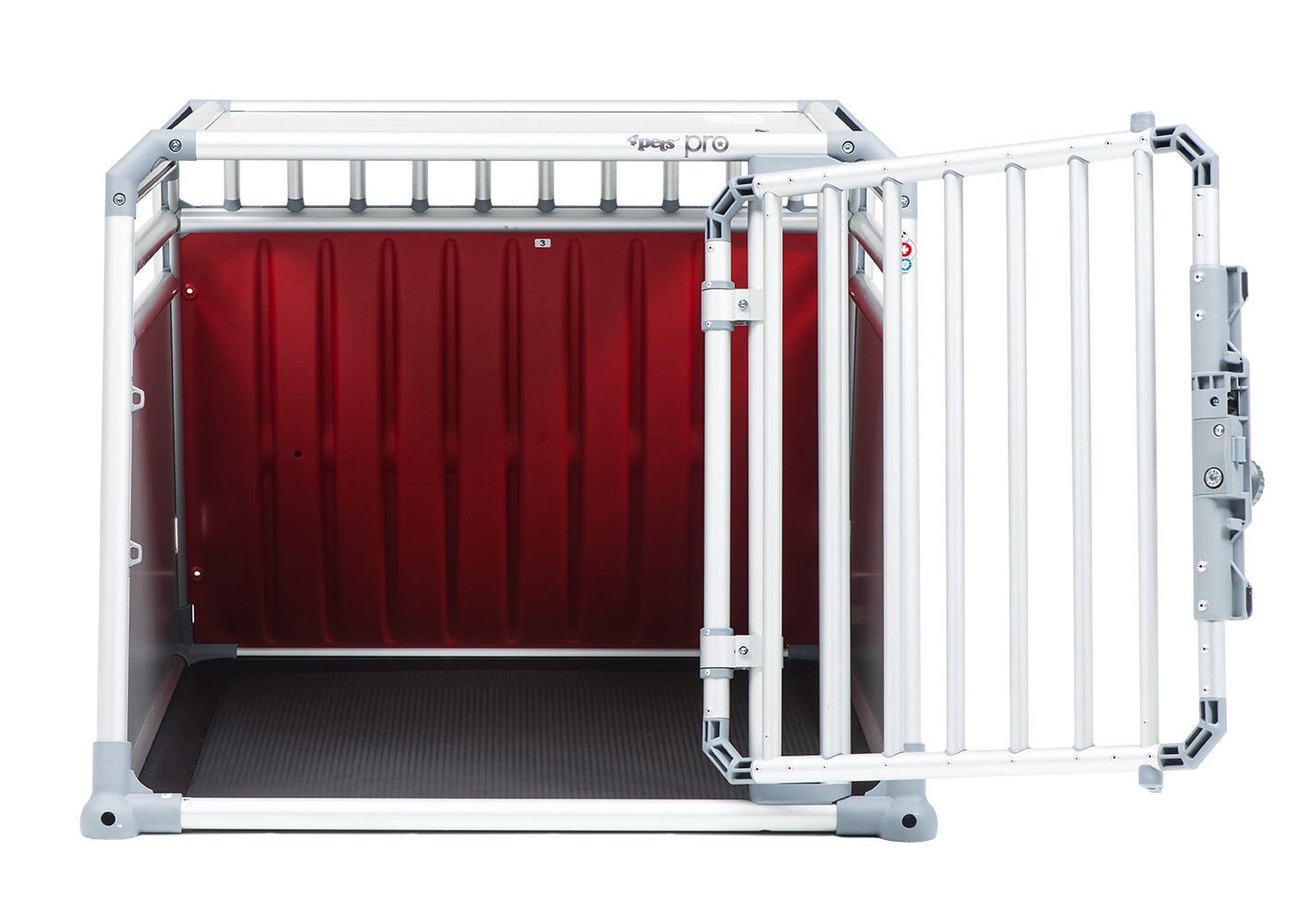 4Pets Pro 4 - Autobench Hond - chroom - 66x81581.5x93.5 cm - L