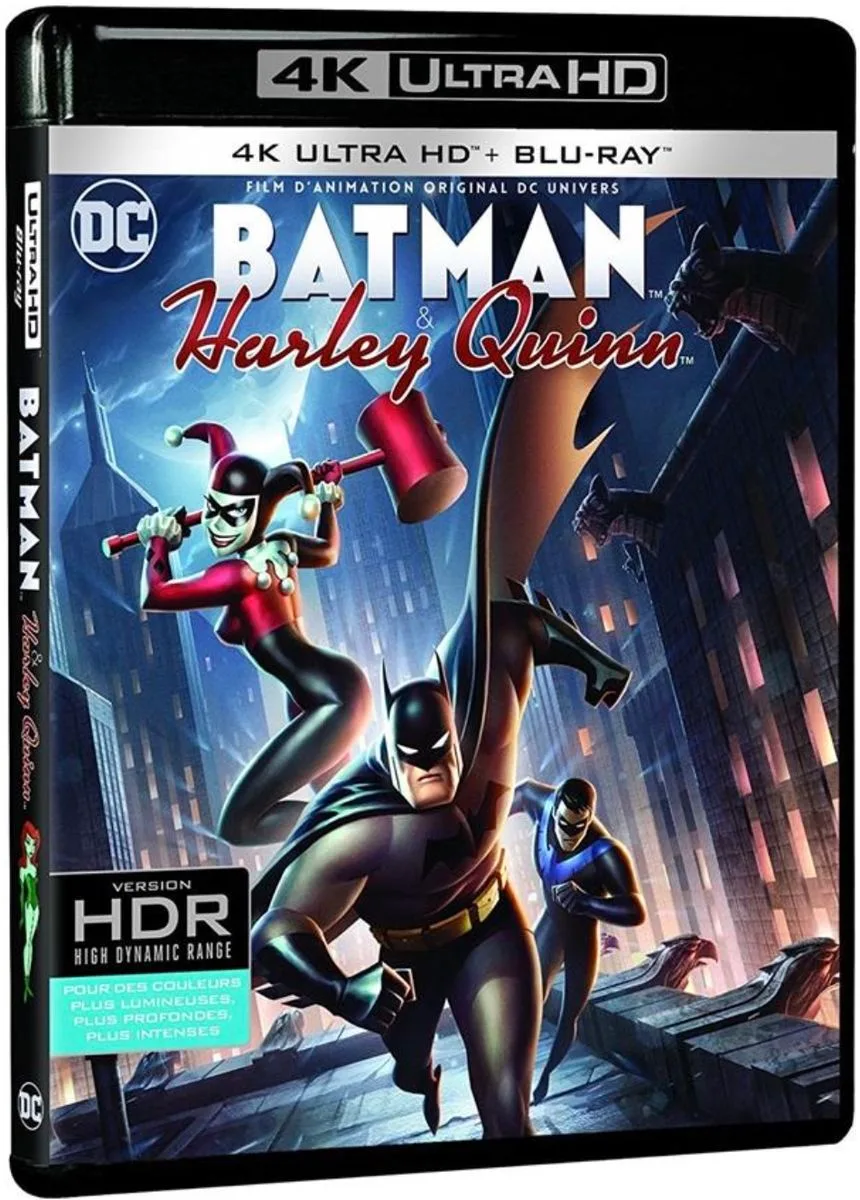 Batman et Harley Quinn (1 Blu-ray UHD 4K   1 Blu-ray) Disques Blu-ray films