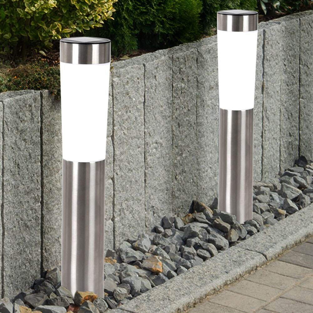 2er Set LED Solarleuchten für den Außenbereich
