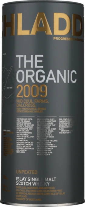 BRUICHLADDICH THE ORGANIC 2009 70CL
