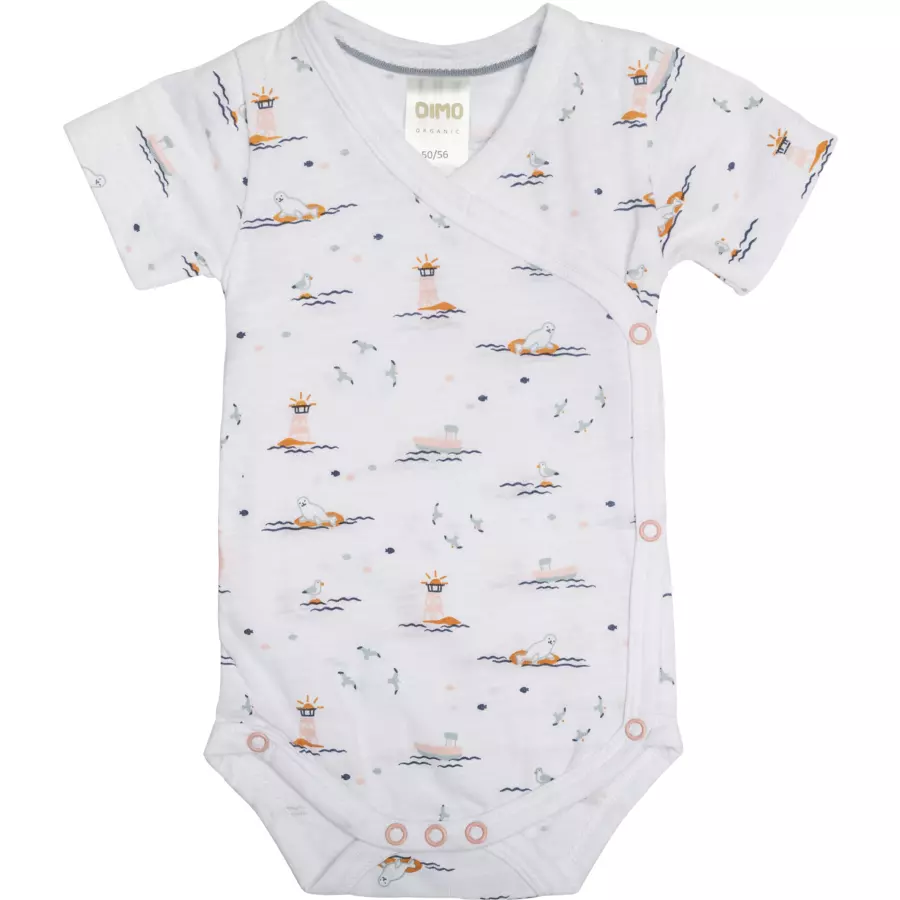 Dimo-Tex Body Allover-Print weiß