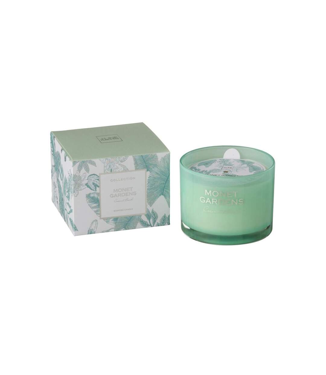 Paris Prix - Bougie Parfumée monet Gardens 10cm Bleu Azur