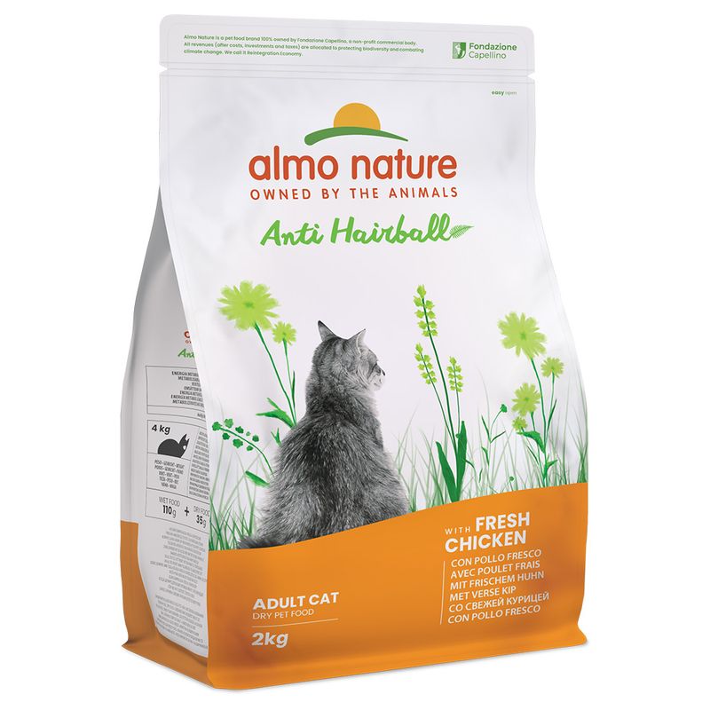 Almo Nature Holistic Anti Hairball poulet, riz
