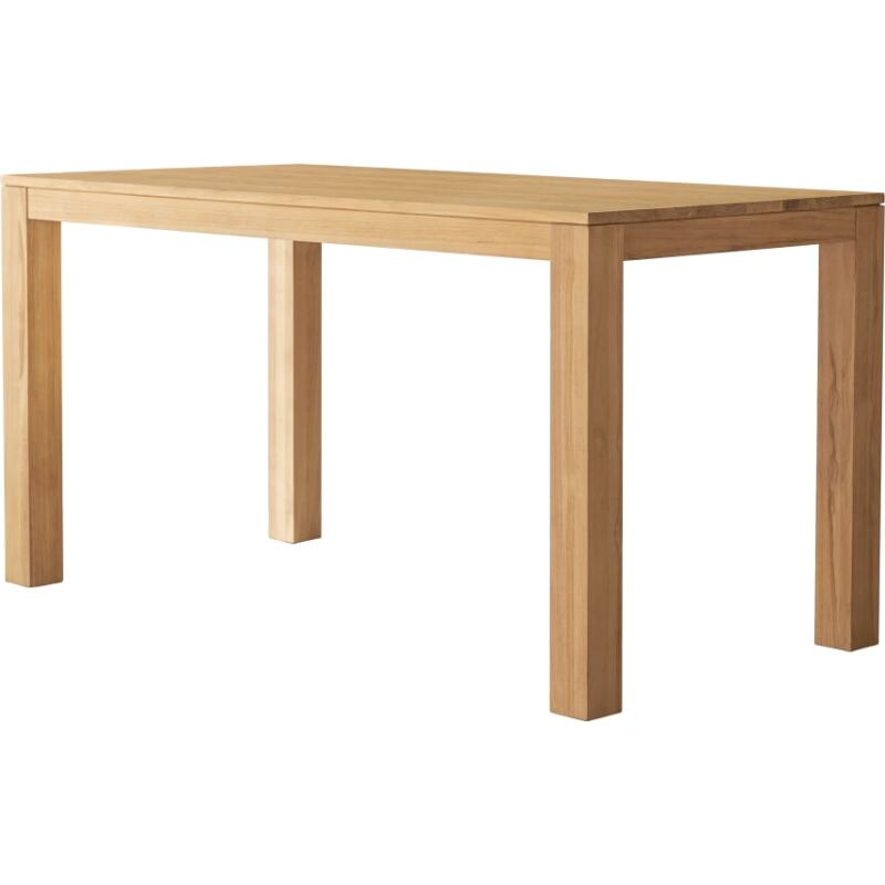 Table rectangulaire Edene en teck massif L 150 x P 75 cm, 6 personnes