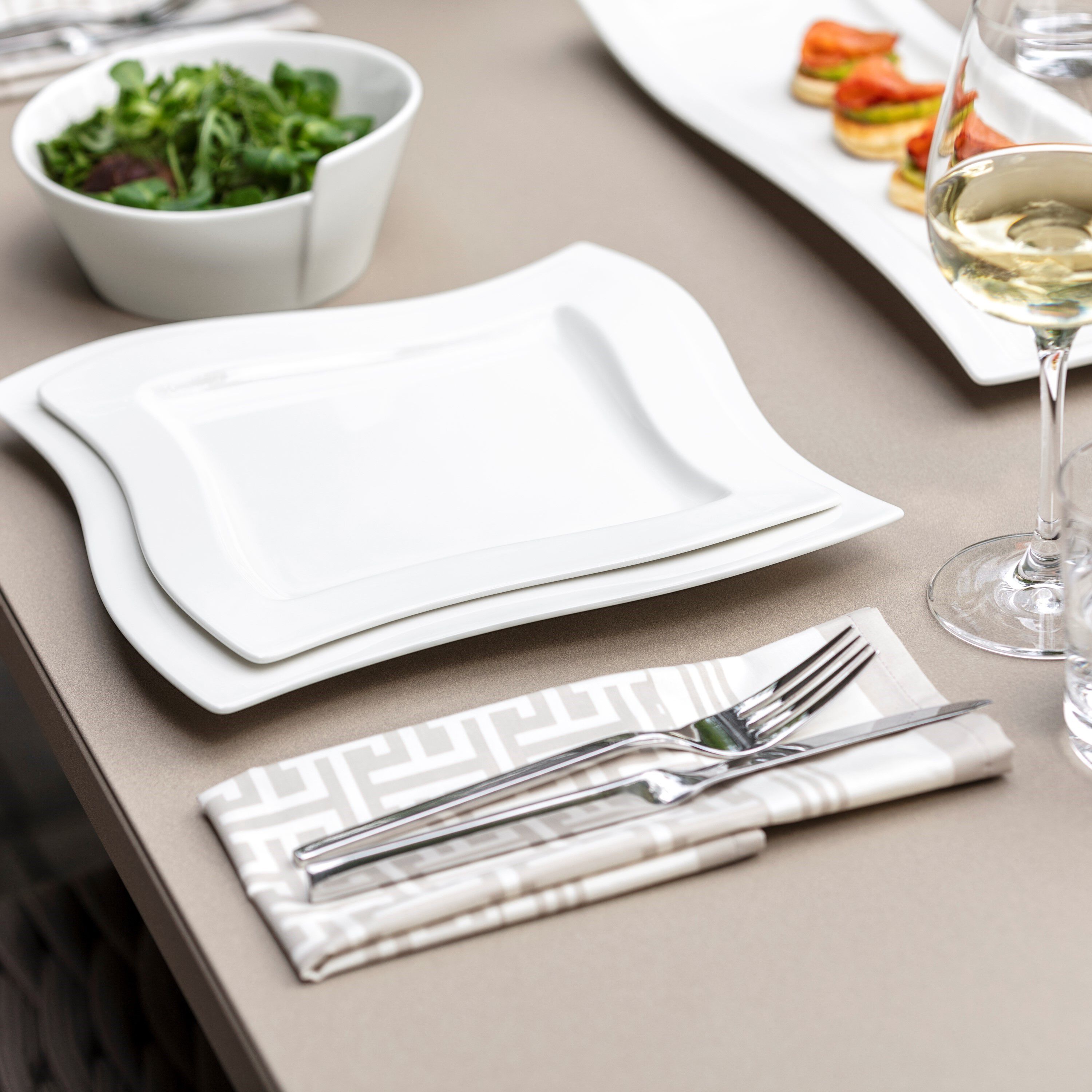 NewWave 5-piece flatware set stainless steel