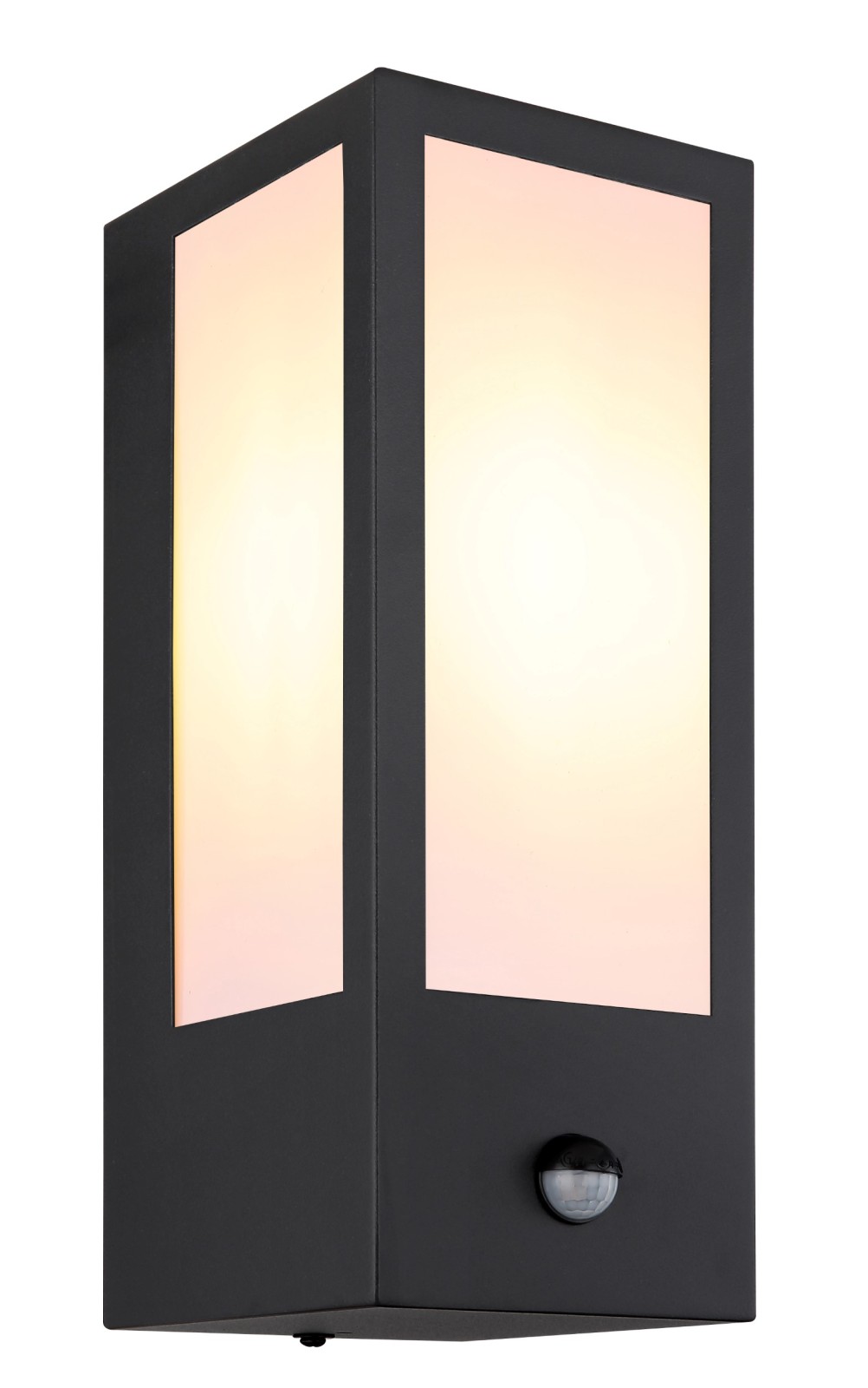 Außenwandleuchte - schwarz matt - Bewegungssensor - 32 cm