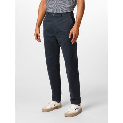 Herren-Chinohose Twill, Dunkelblau