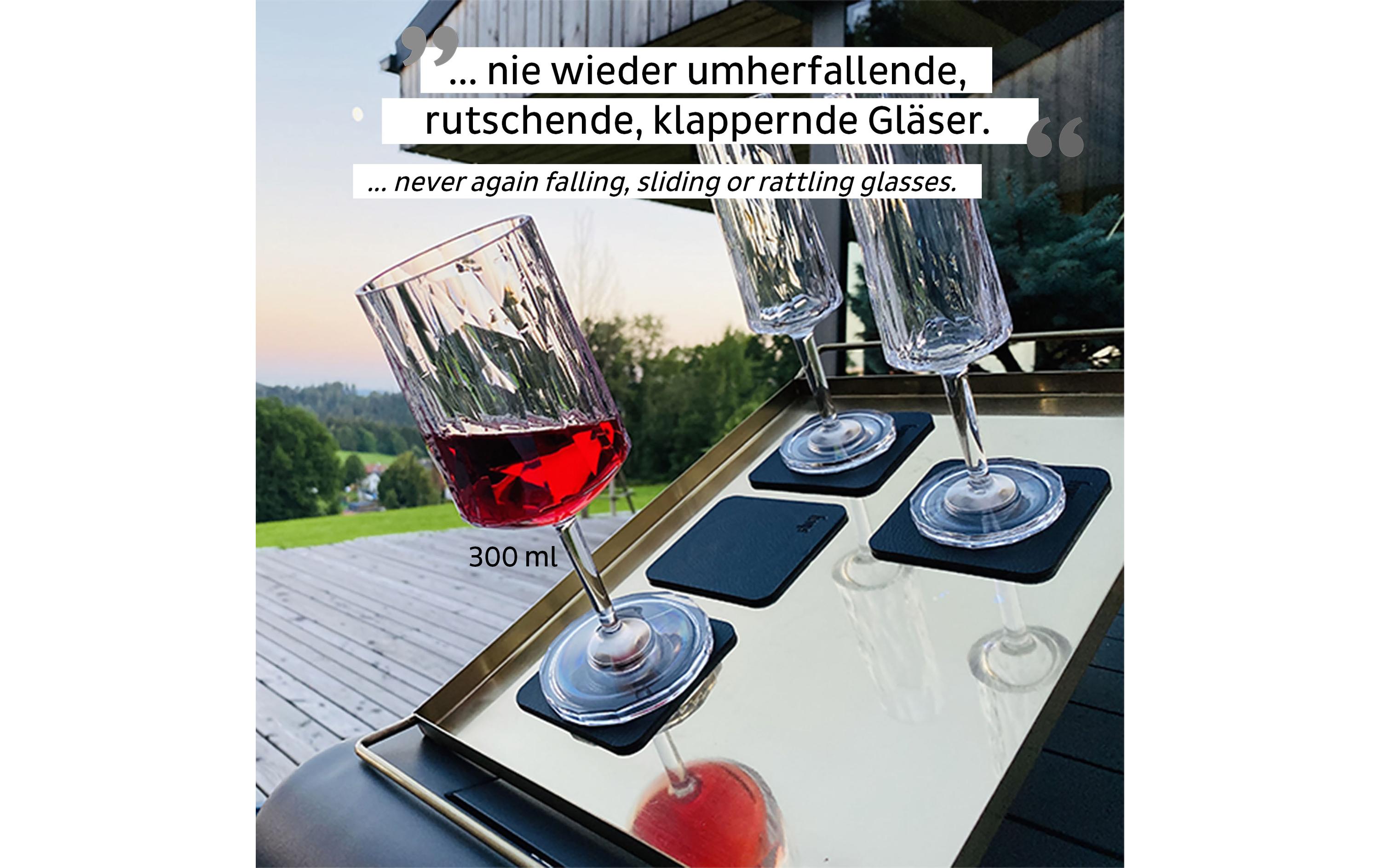 Magnet-Kunststoffgläser WeinWein-Kunststoffgläser 3 dl