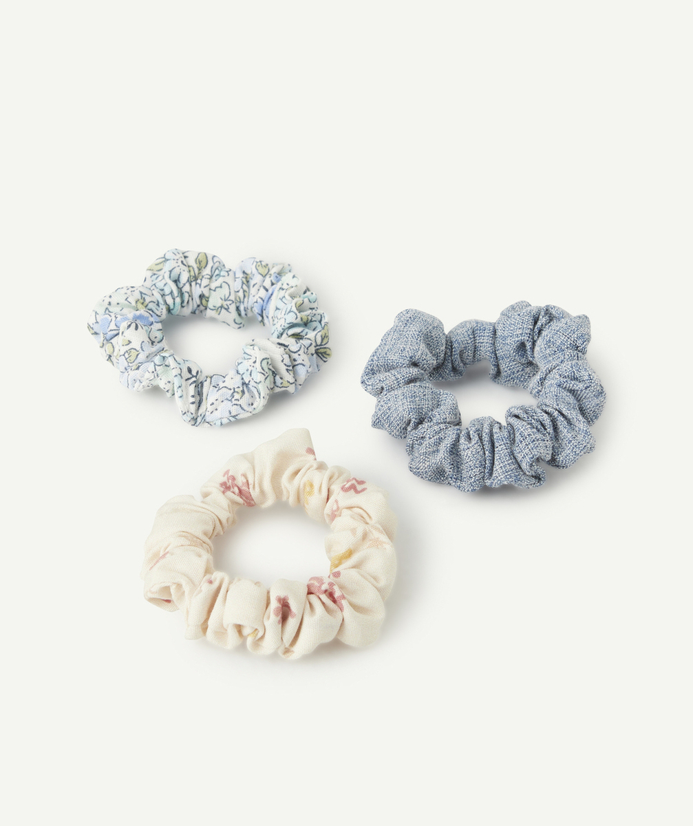 LOT DE 3 CHOUCHOUS BÉBÉ FILLE AVEC IMPRIMÉS