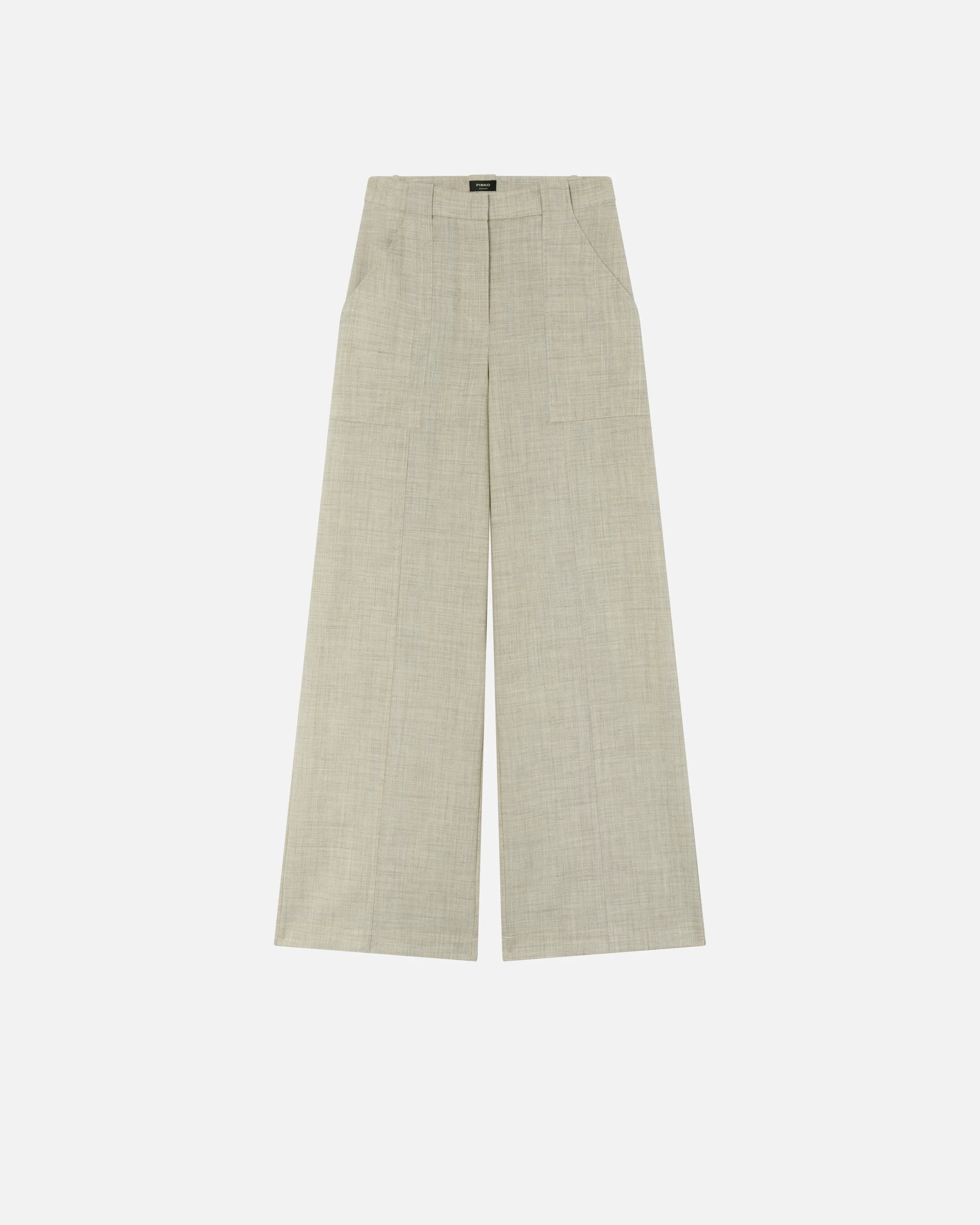 Pantalon large à poches utilitaires | Beige