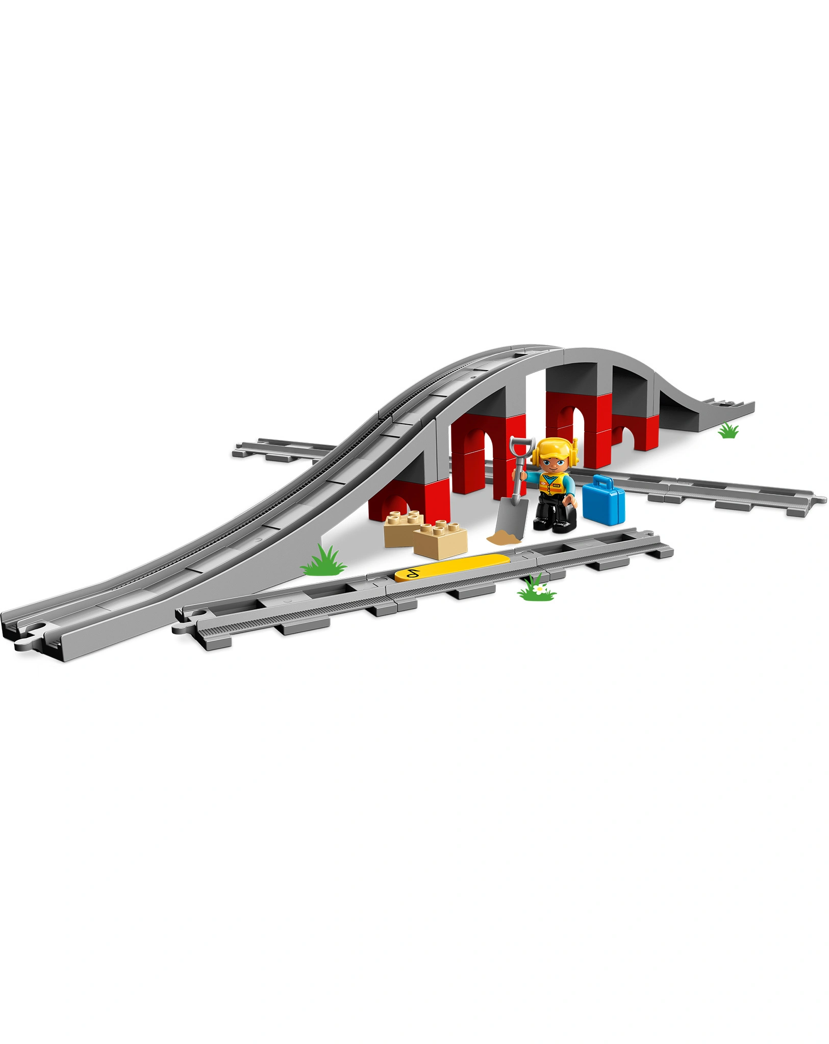 LEGO® 10872 DUPLO® Eisenbahnbrücke und Schienen