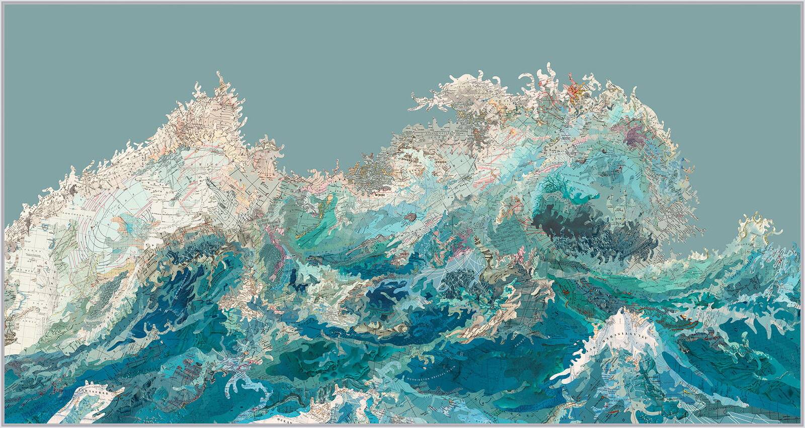 Ocean Storm by Matthew Cusick - Limited Edition. Edition of: 150. Signed.