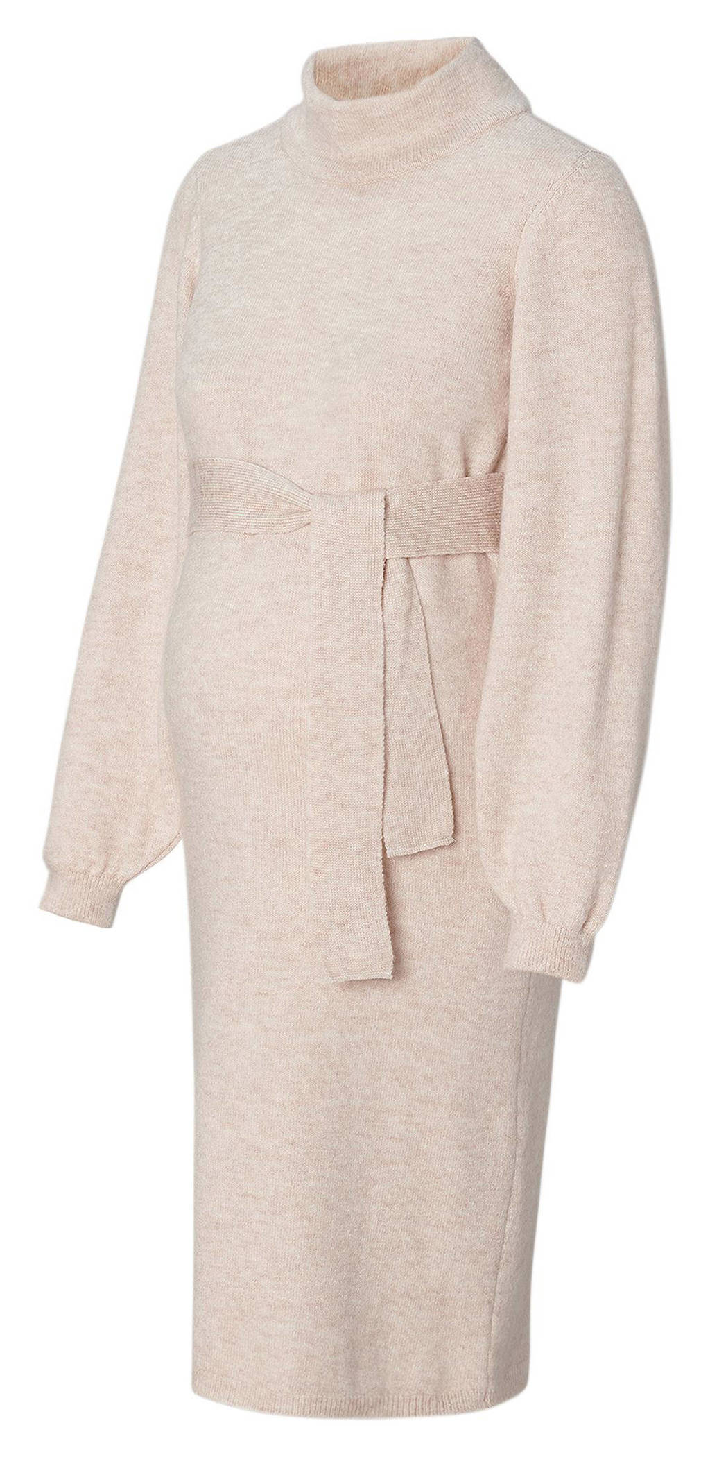 Noppies gebreide zwangerschaps- en voedingsjurk Mico beige