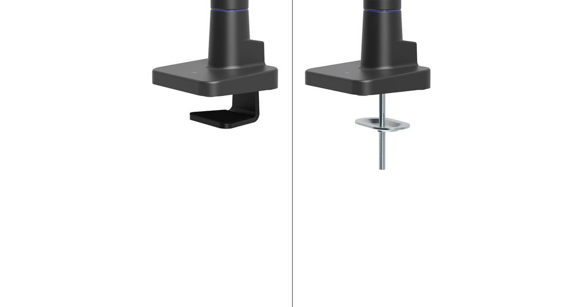 NeomountsDS70-256BL1 Gaming monitorarm 24-57” - gasveer - Topfix - 180°-stop  (Zwart)