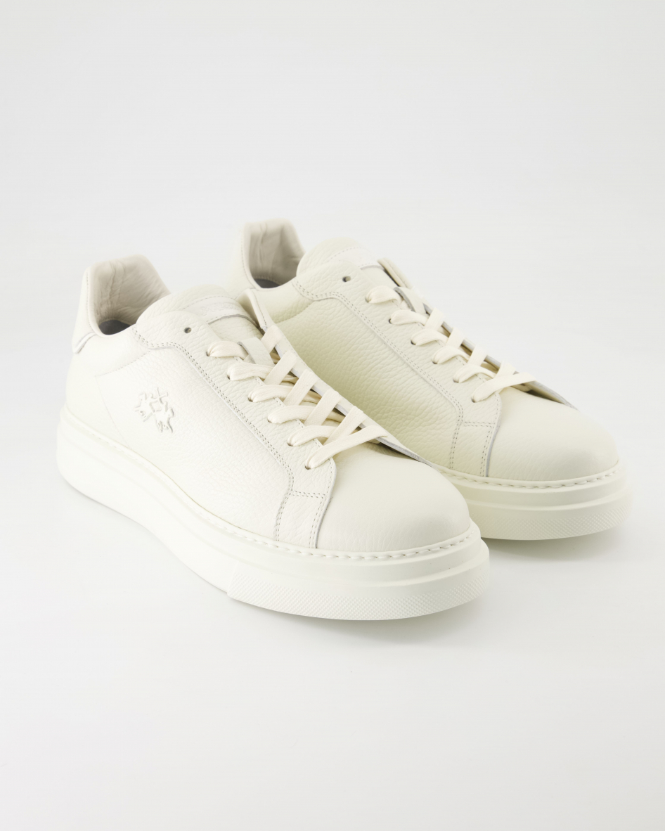 La Martina LFM242.010.3310 Sneaker in Weiß