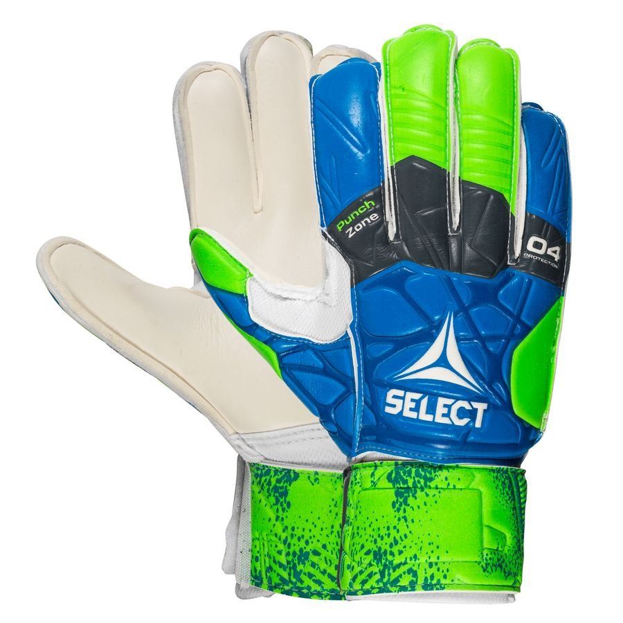 Select Gants de Gardien 04 Protection - Bleu/Vert/Blanc Enfant