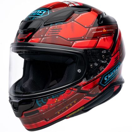 Casque Shoei NXR2 - FORTRESS - Noir / Rouge