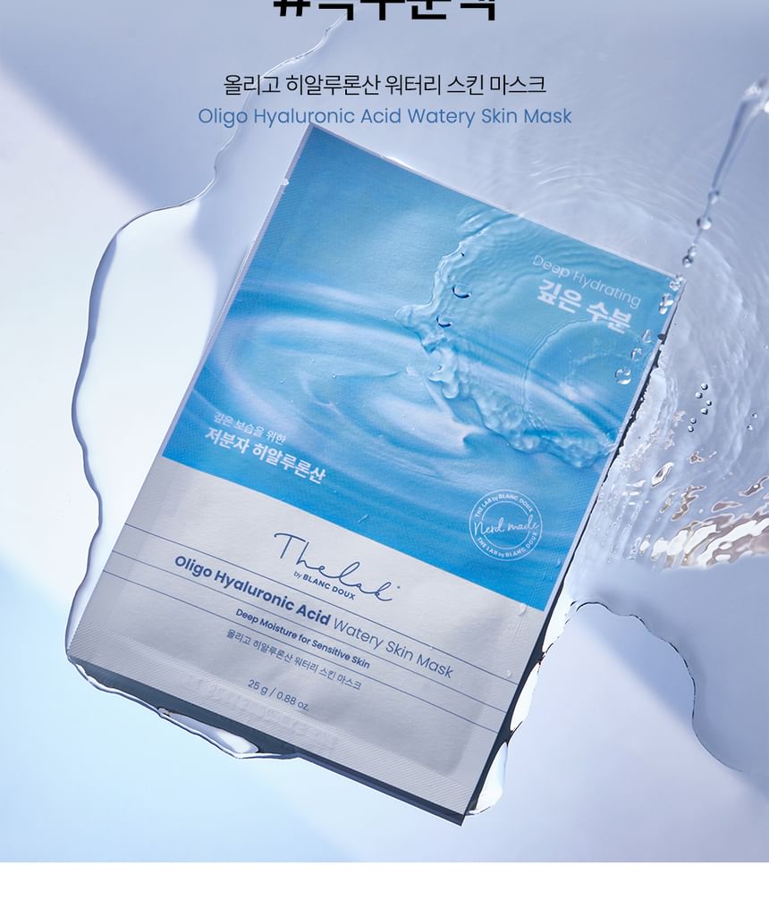 THE LAB by blanc doux - Oligo Hyaluronzuur Waterige Huidmaskerset