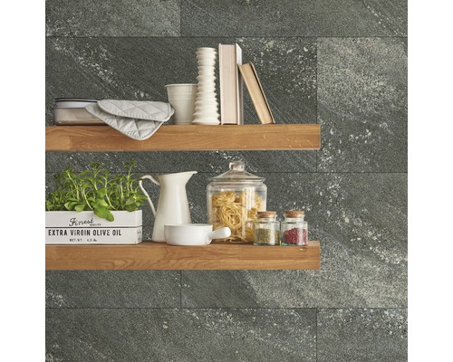 Kunststof paneel G x Wand+ Donkere Steen 600 x 300 x 5 mm