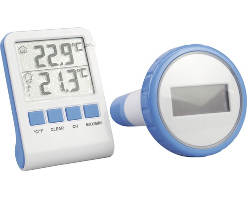 Digitale thermometer, kunststof, wit