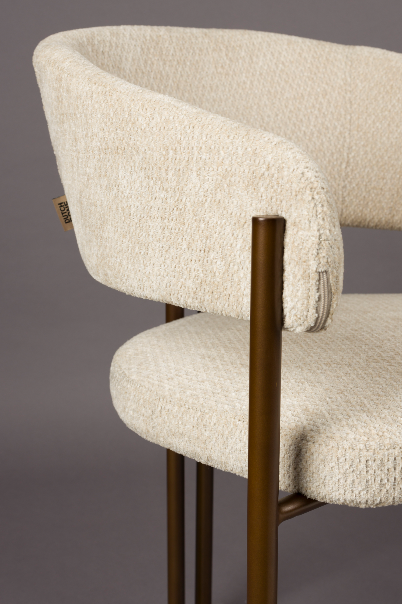 Eetkamerstoel Naida beige set van 2