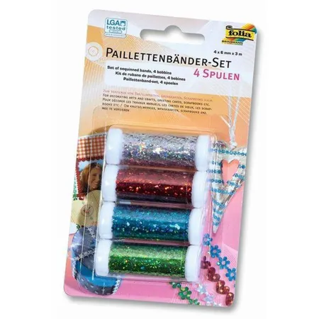 Folia Dekorative Bänder 4er Set