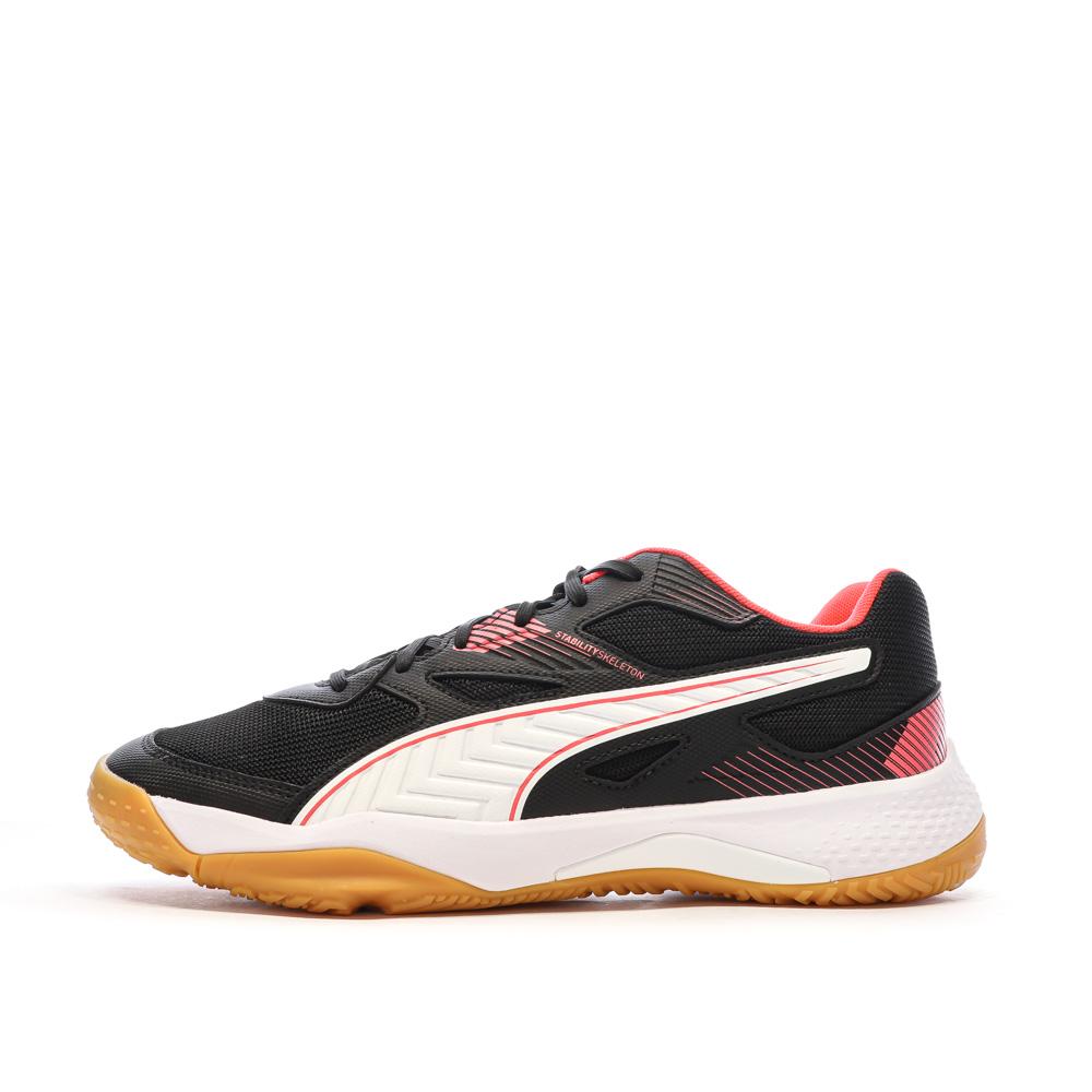 Puma Chaussure sport en salle Noire/Blanche Homme Puma Solarflash