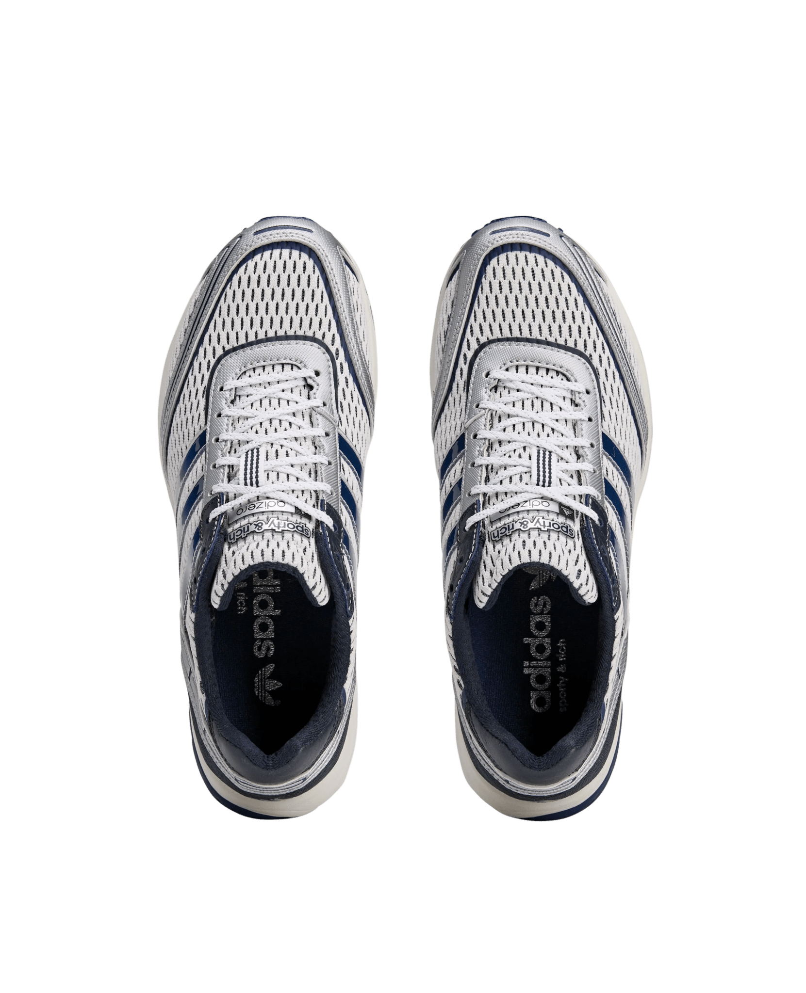 adidas  WMNS Adizero Adios Sporty & Rich (Cloud White/Collegiate Navy/Cloud White)