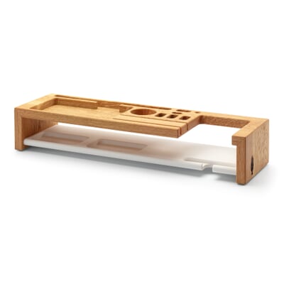 Organisator Eiche-Mineralwerkstoff, Schreibtisch-Organisator