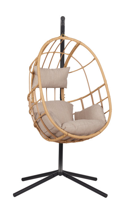 Hængestol Torino natur Ø128 x H190 cm - Sunlife