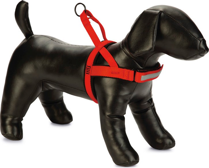 Beeztees hondentuig Parinca Premium Comfort rood 62-74 x 2,5 cm