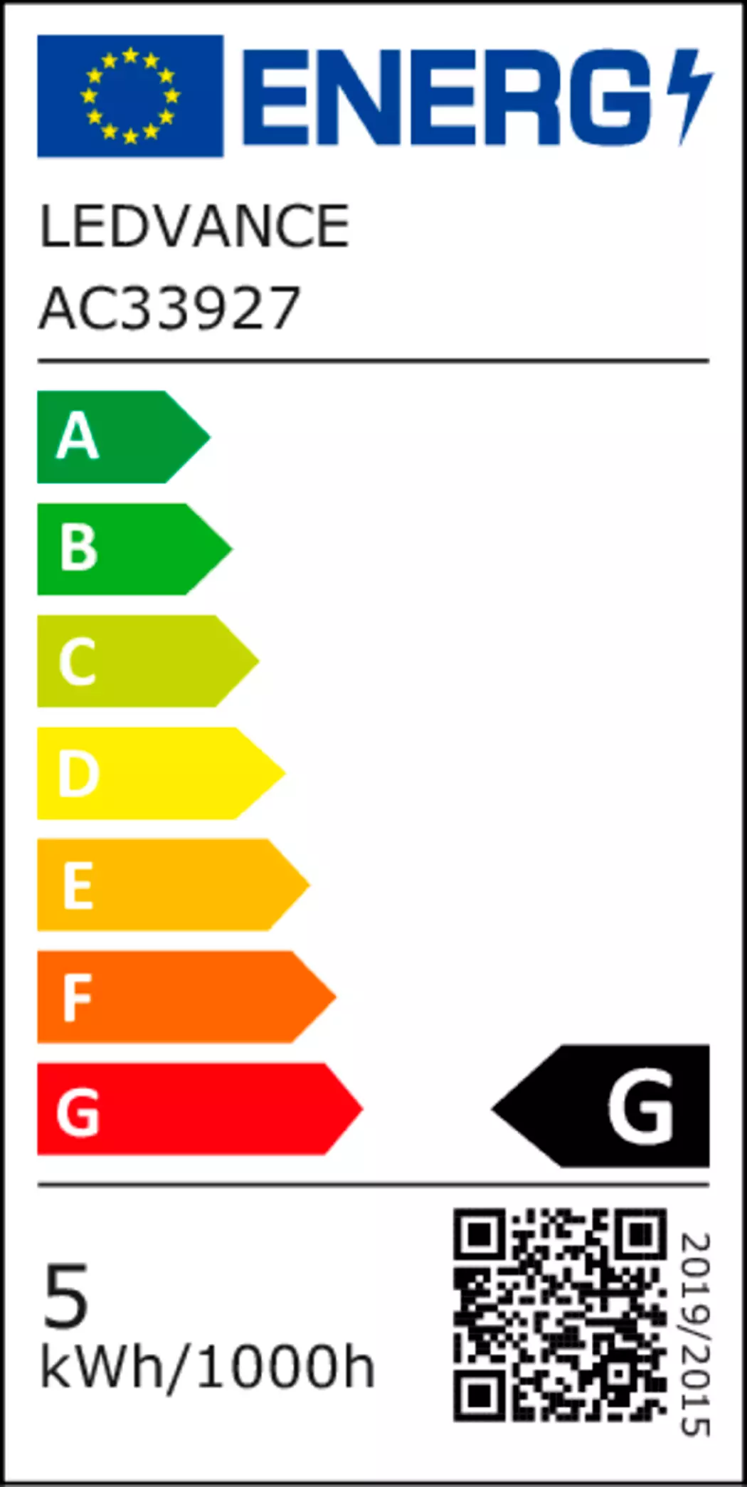 LED-Strahlerform GU10/4,9 Watt/Energie G